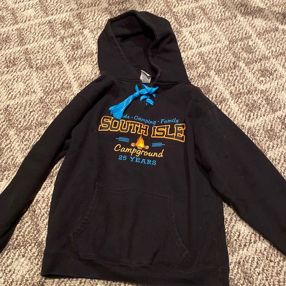Youth black hoodie